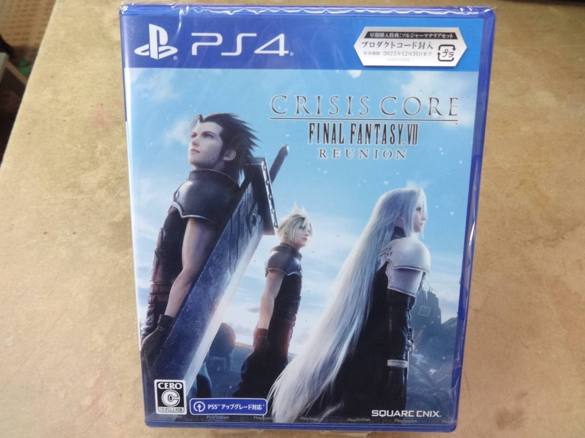 Q079 PS4ソフト CRISIS CORE -FINAL FANTASYⅦ- REUNION クライシス ...