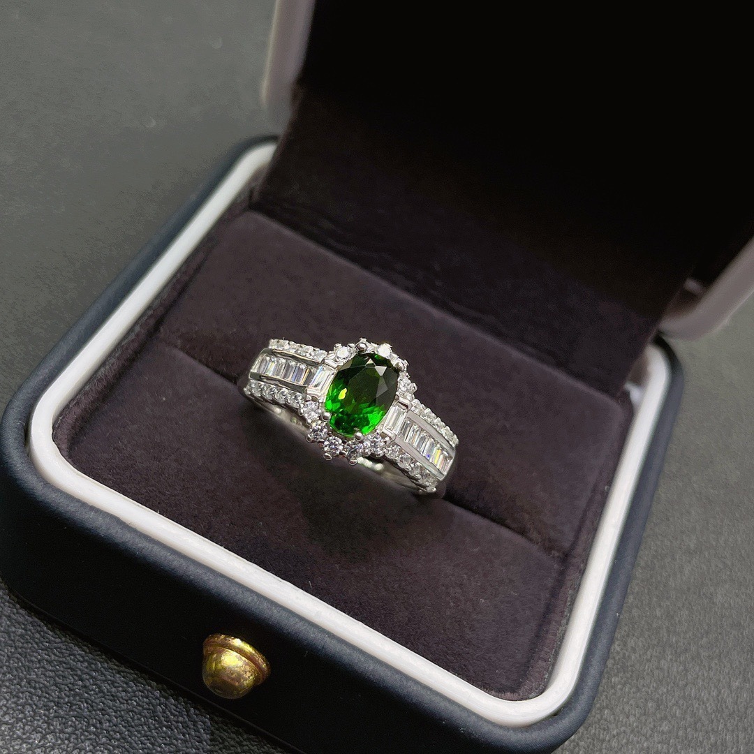 天然エメラルドリング レディース指輪 高級 超綺麗 アクセサリー 高人気 ジュエリー 宝石 豪華絢爛 極上ダイヤモンド ダイヤ cb11の画像8