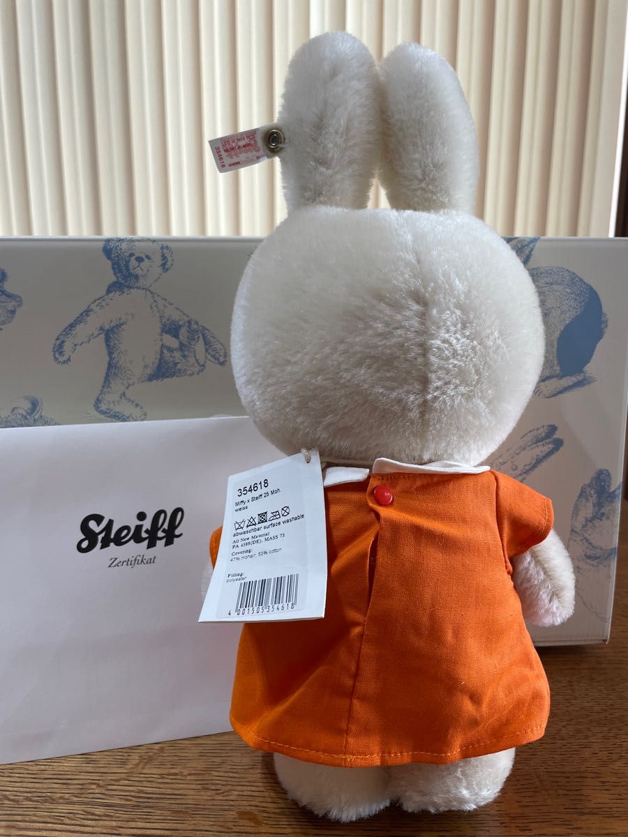 【新品】steiffシュタイフ×ミッフィー60周年記念ぬいぐるみ