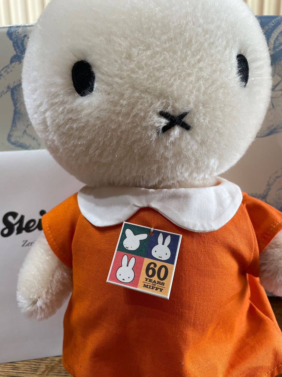 【新品】steiffシュタイフ×ミッフィー60周年記念ぬいぐるみ