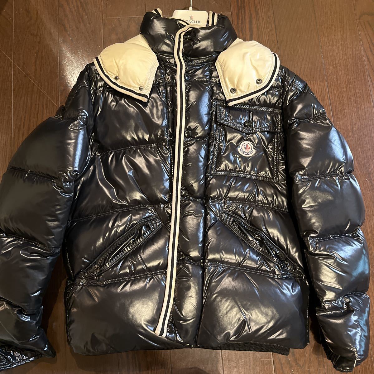 MONCLER BRANSON モンクレール ブランソン BLACK 希少 サイズ1 メンズ タグ ハンガー 衣類袋つき 