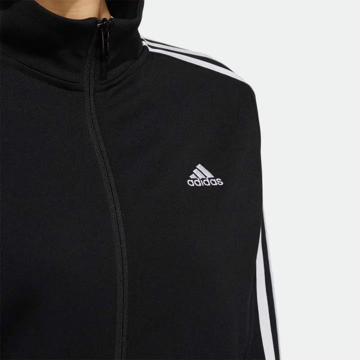  новый товар не использовался Adidas 3 полоса s грузовик верх [OT] обычная цена 7139 иен джерси спорт движение Jim .tore бег чёрный adidas 29518