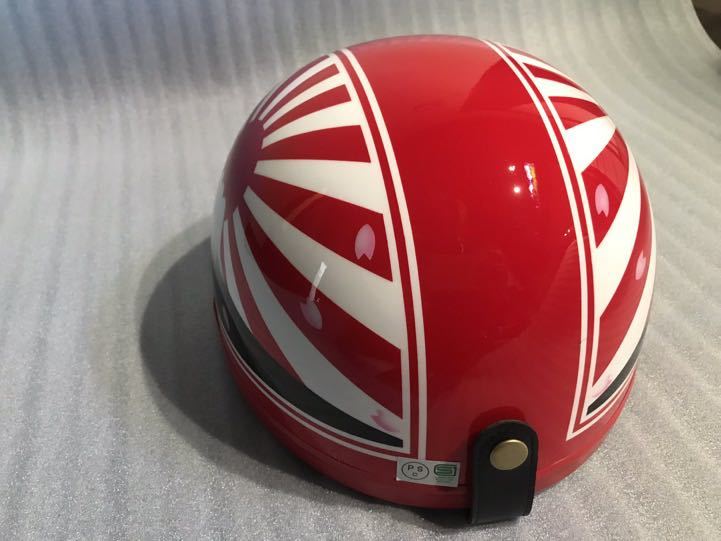 星型ラメ 富士日章 コルク半 ヘルメット 旧車會 暴走族 三段シート 旭
