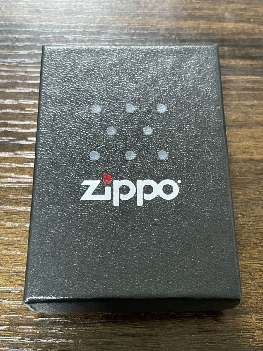 zippo ブルー ジッパー 立体メタル 希少モデル 両面加工 2016年製