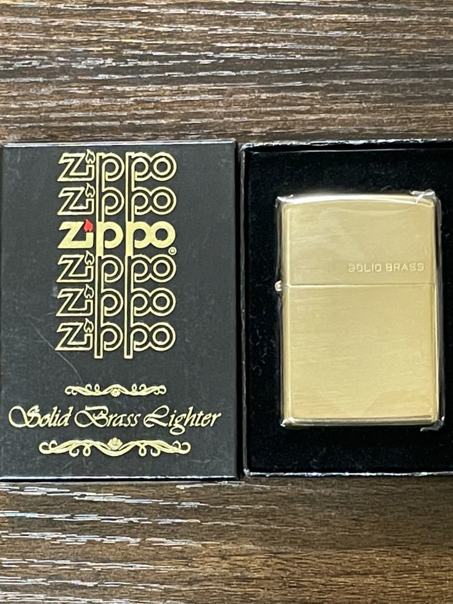 【驚きの値段で】 SOLID VINTAGE GOLD 1983 zippo 1932 ダブルイヤー ゴールド zippo BRASS デットストック 希少刻印 ブラス ソリッド 年代物 1983年製 その他