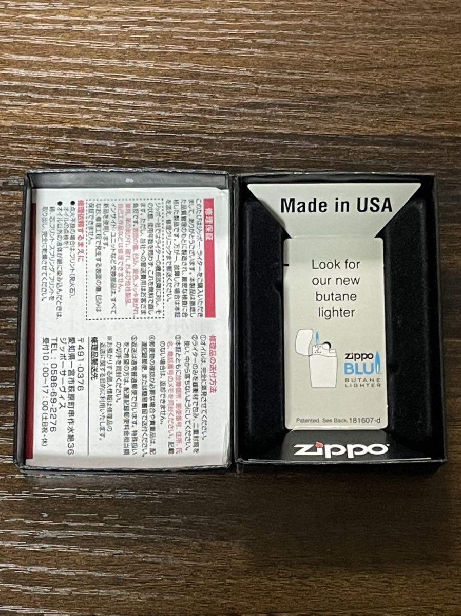 zippo セブンスター ビッグスター 限定品 Seven Stars 2011年製 silver シルバー スリム 懸賞当選品 デットストック ケース 保証書_画像8