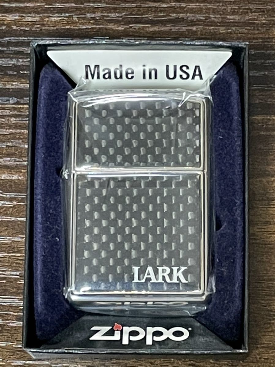 zippo ラーク カーボン 厚プレート 限定品 LARK CARBON 2012年製