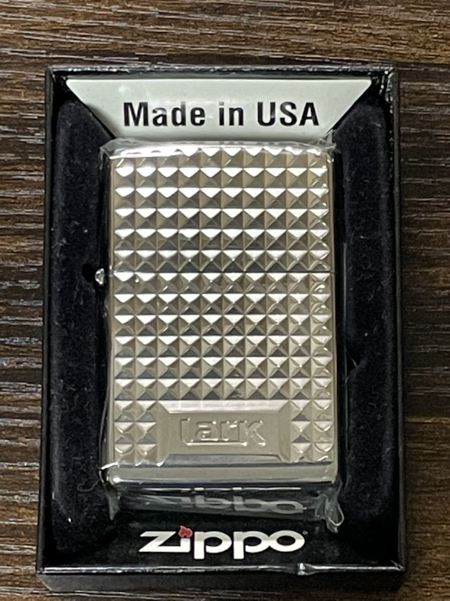 zippo ラーク ダイヤ カット 限定品 LARK 2009年製 silver シルバー 厚