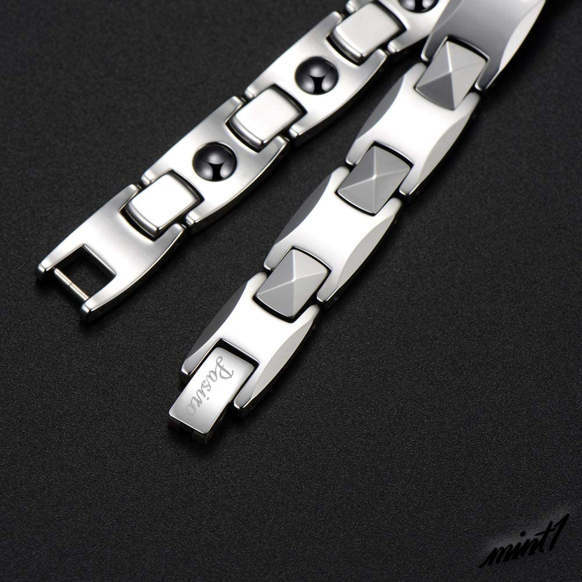 [ allergy reaction .. difficult ] germanium bracele men's tang stain accessory anti-rust waterproof fashion present 