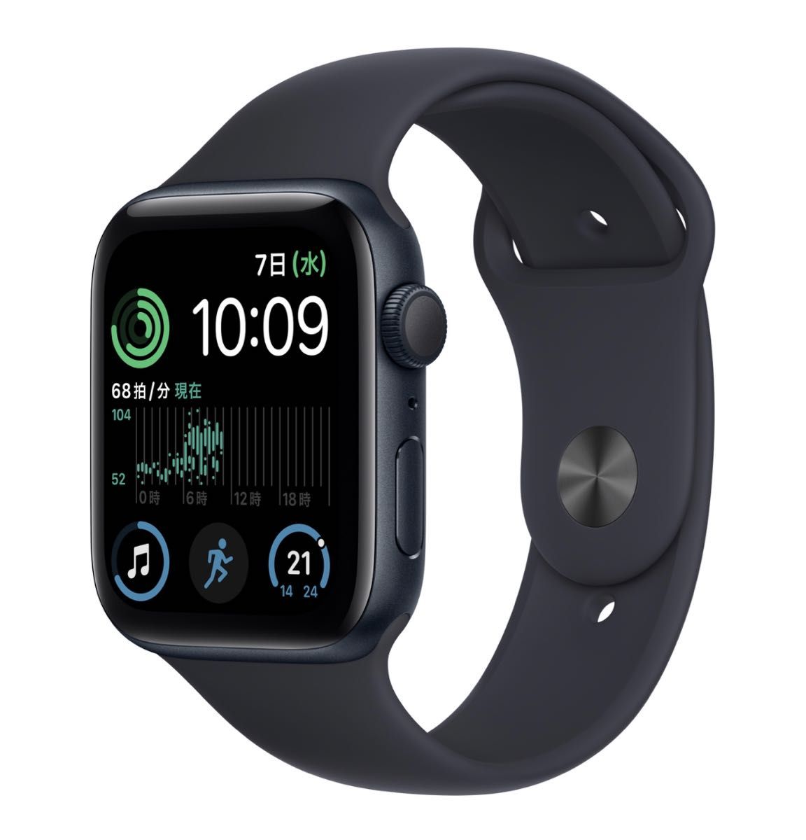 Apple Watch SE 40mm GPSモデル 最新 ミッドナイト スマートウォッチ