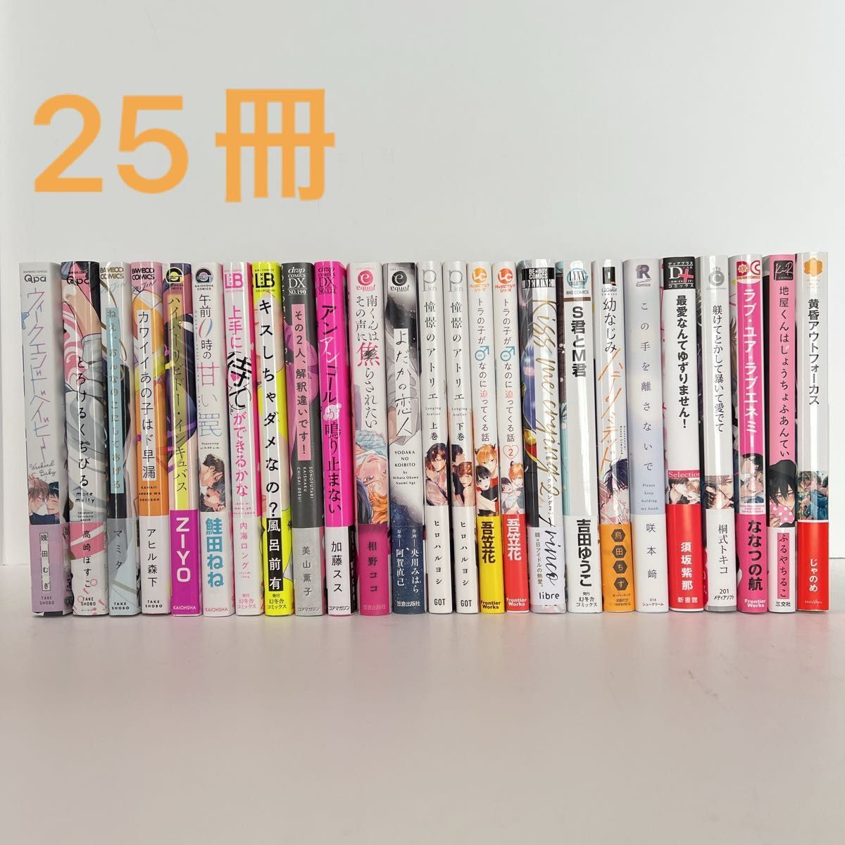 BLコミック 25冊 まとめ売り（バラ売り不可） 女性漫画 | endageism.com