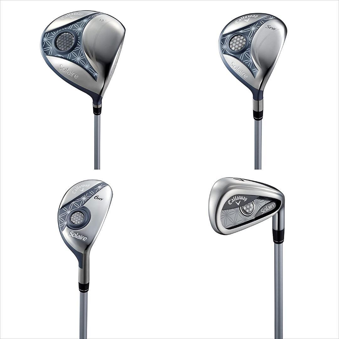 ブラウン×ピンク callaway solaire レディースゴルフクラブセット
