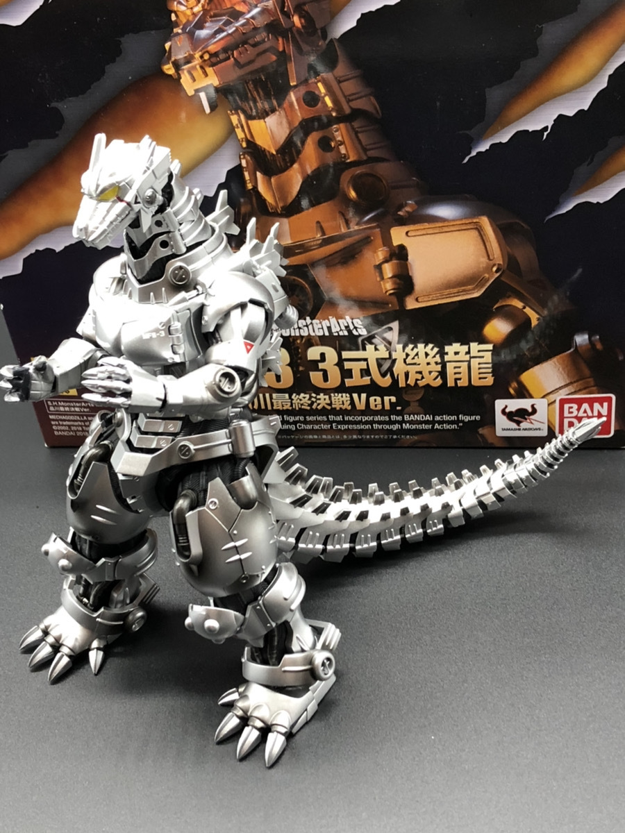 人気商品】 バンダイ S.H.MonsterArts ゴジラ MFS-3 3式機龍 品川最終