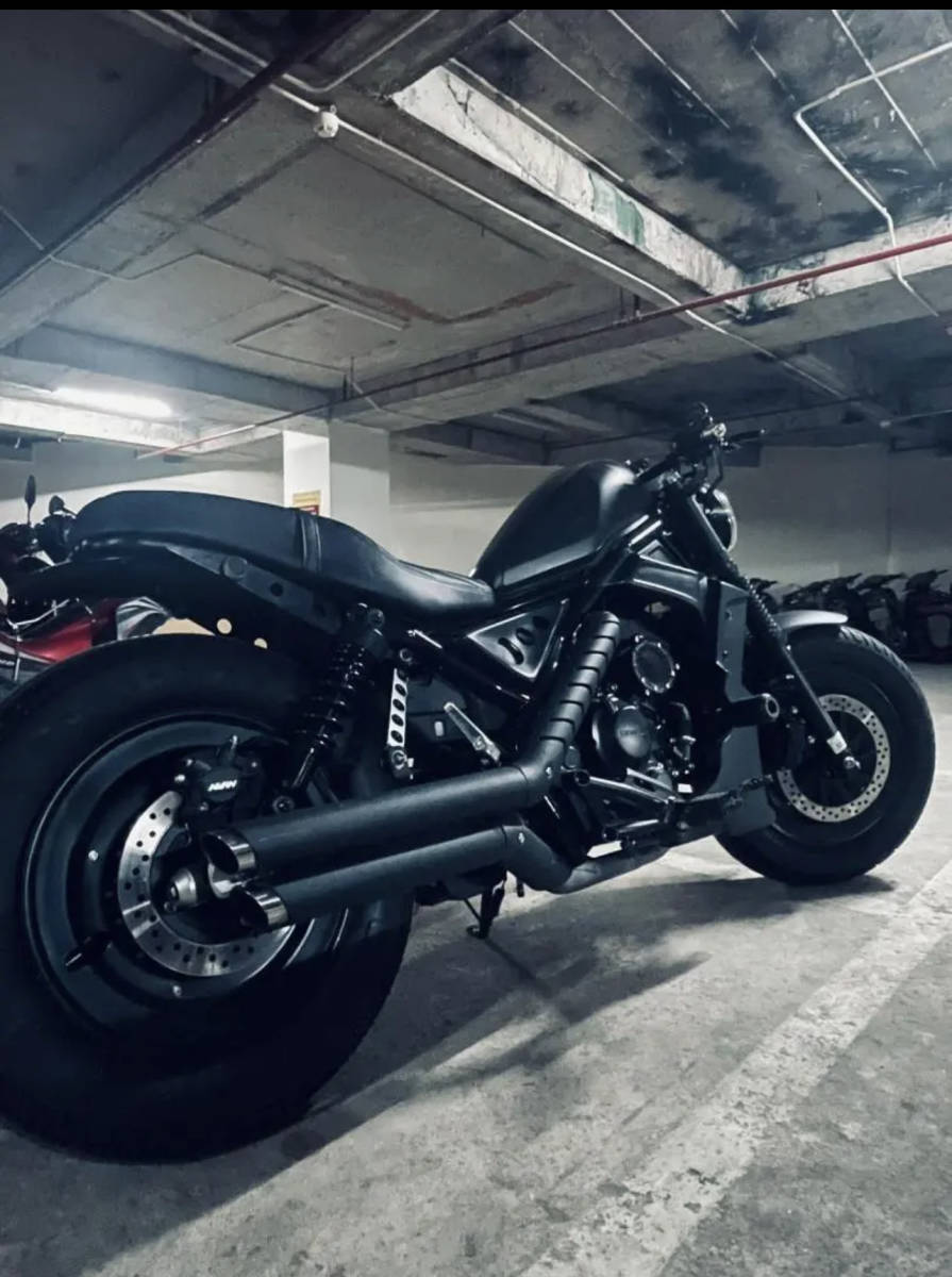 シルバーピーチ ホンダ レブル1100 マフラー gem speed製 - マフラー