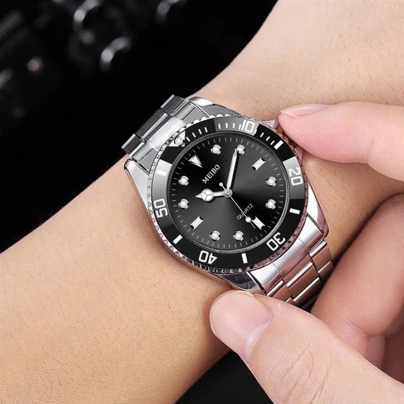 黒 腕時計 ビジネス クォーツ 新品未使用 プレゼント ギフトの画像1