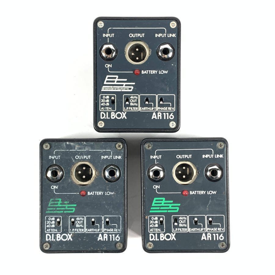 Yahoo!オークション - BSS AR116 3台セット ダイレクトボックス Yahoo!オークション - BSS AR116 3台セット ダイレクトボックス