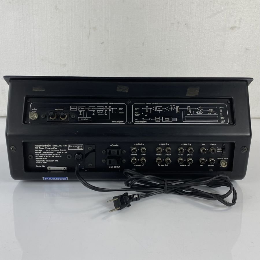 Yahoo!オークション - Nakamichi 630 FM Tuner Preamplifier Yahoo!オークション - Nakamichi 630 FM Tuner Preamplifier