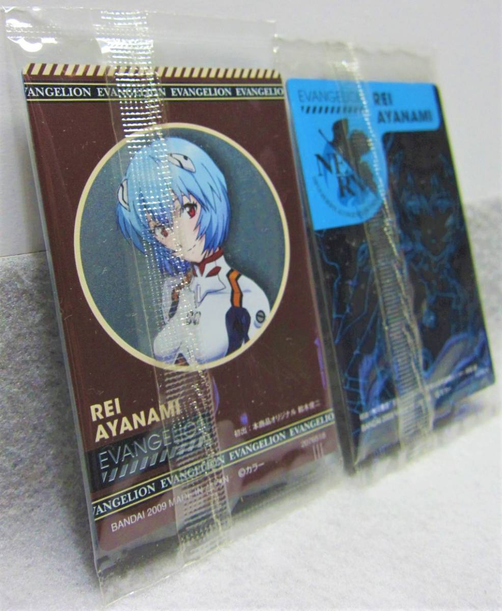 エヴァンゲリオン新劇場版 SPECIAL CHOCO WAFERS☆From Rei For you.☆プラカードx2+箱付☆BANDAI2009☆袋未開封品_画像6