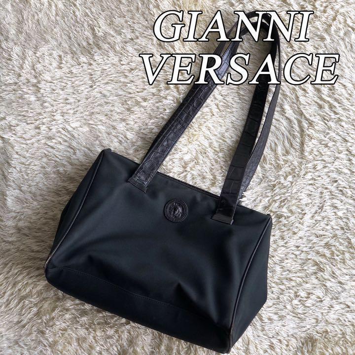 希少 GIANNI VERSACE ジャンニヴェルサーチ ショルダーバッグ