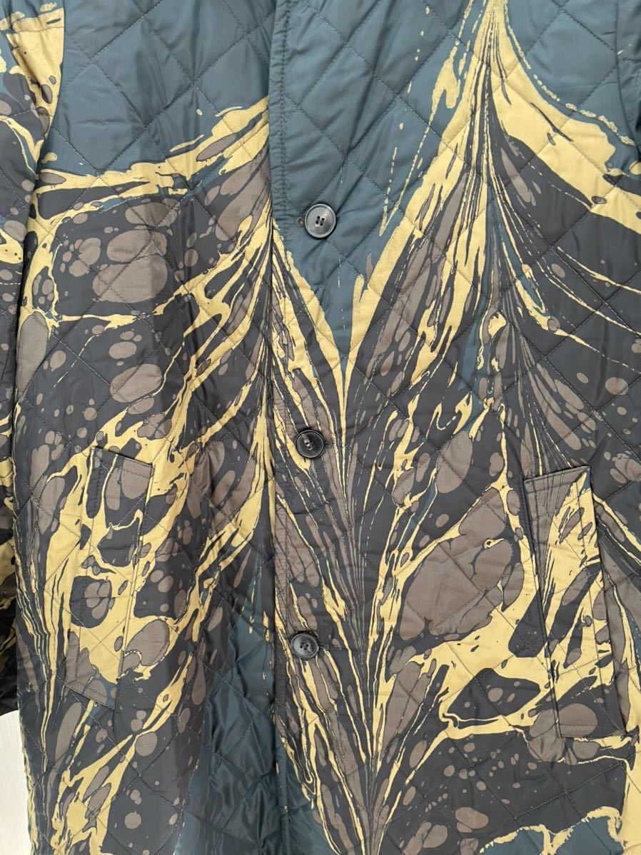 dries van noten マーブル キルティングコート 5