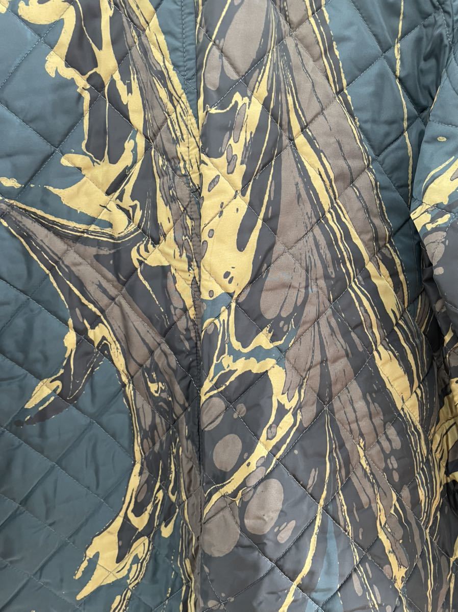 dries van noten マーブル キルティングコート 7
