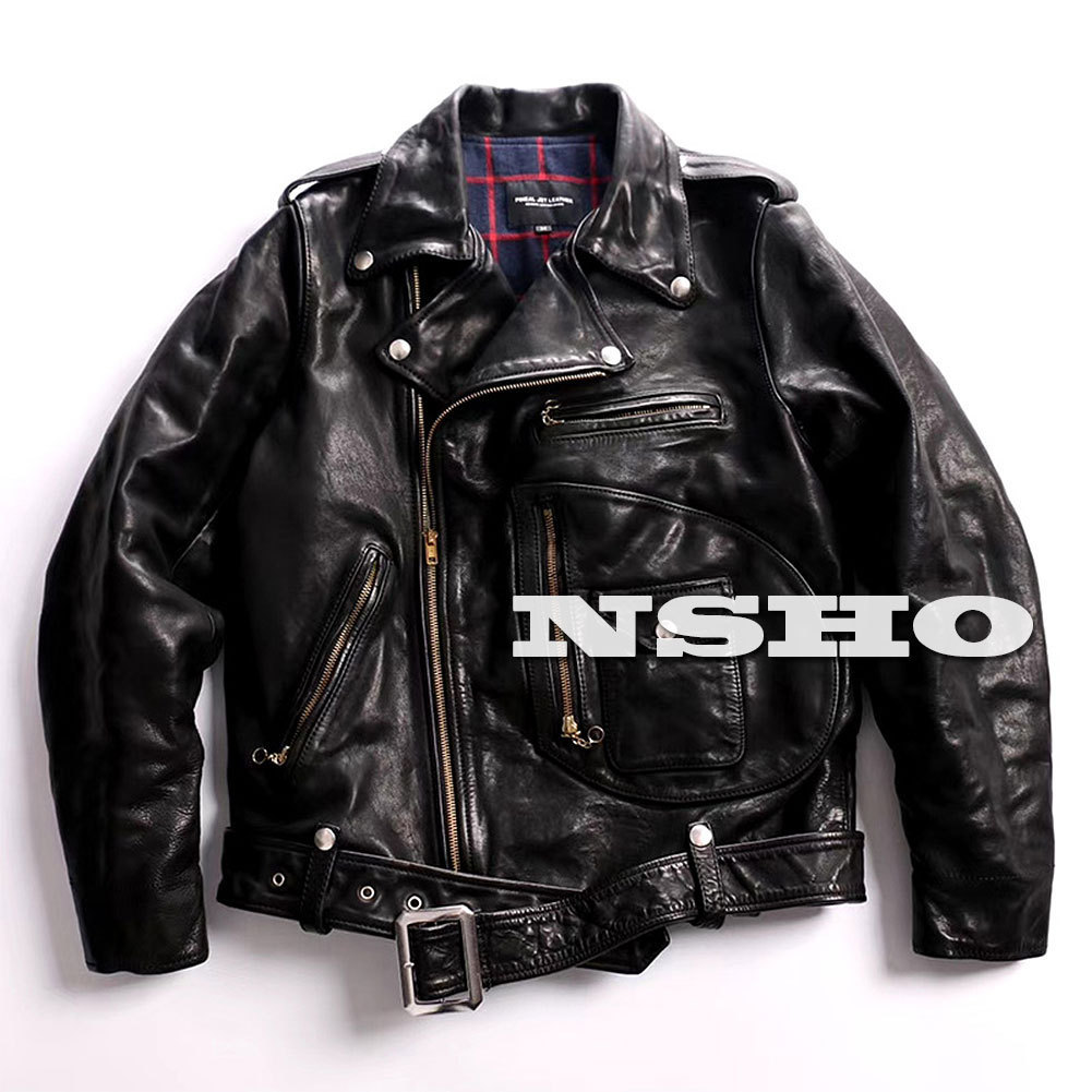 新しいコレクション HAY409【L】新品 黒芯ホースハイド 馬革 J-24