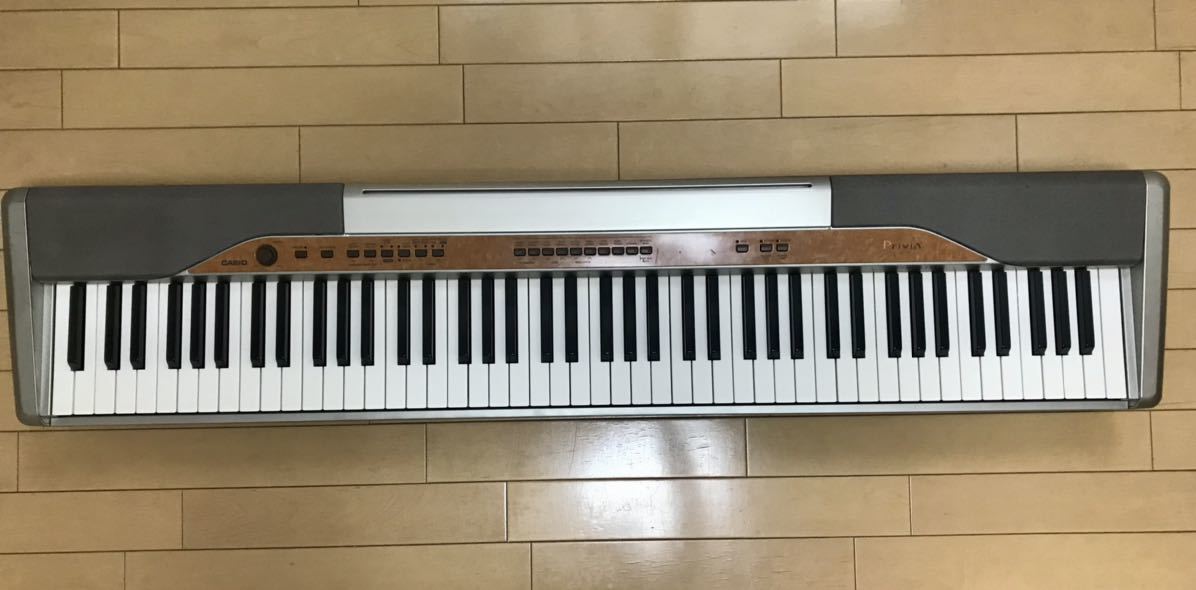 CASIO 88鍵盤 電子ピアノ PX-110 譜面台付き-