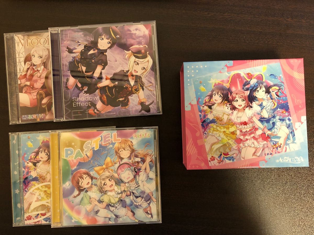 ラブライブ　虹ヶ咲　CD4枚+ AZUNA CD 収納ケース　セット