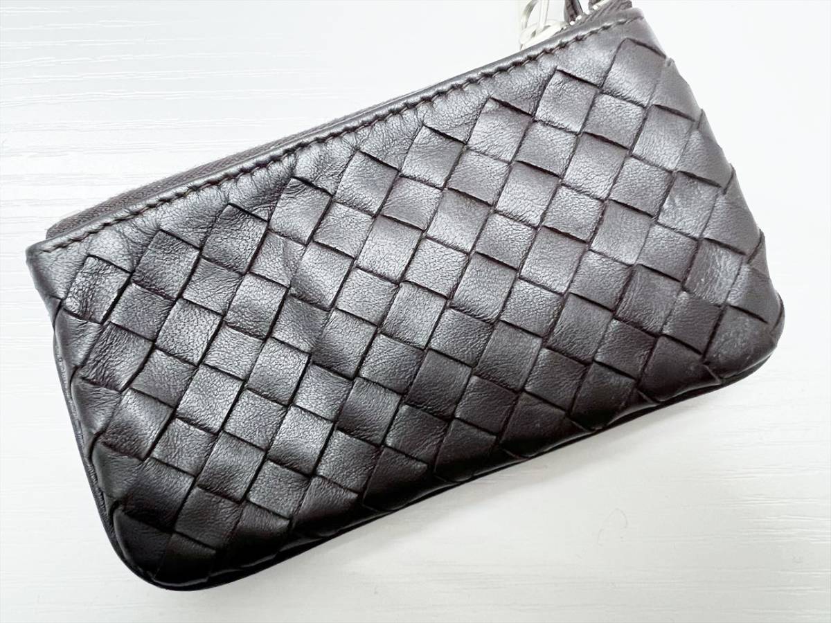 美品 Bottega Veneta ボッテガ ヴェネタ イントレチャート コイン