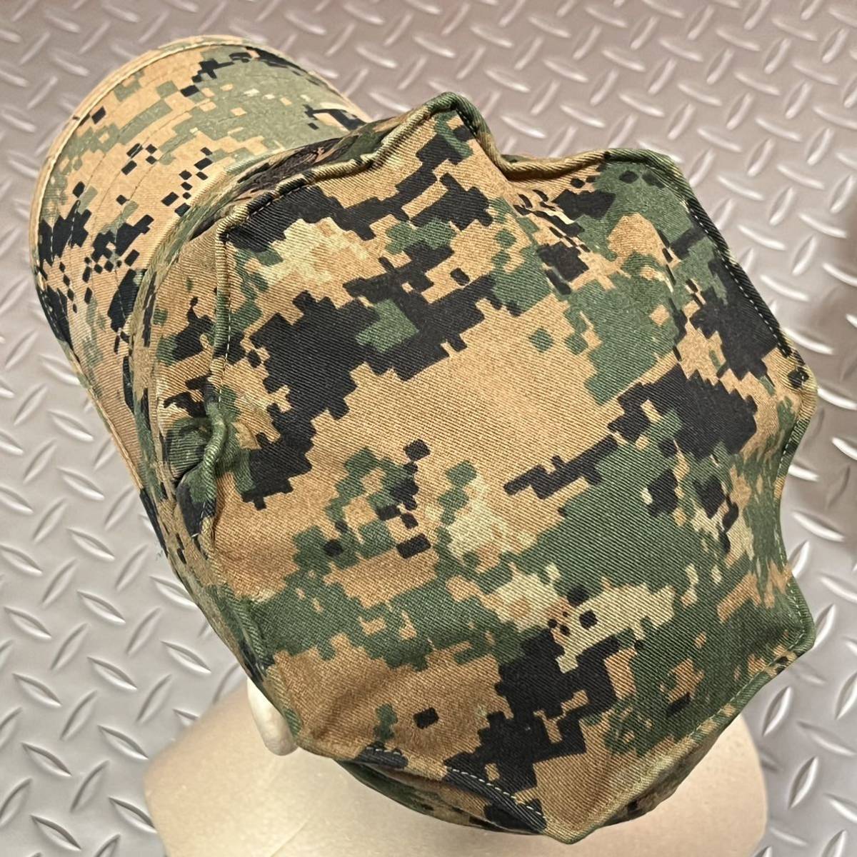 米軍 海兵隊 放出品USMC ウッドランドマーパット キャップ キャンプ アウトドア(INV DE23)の画像5