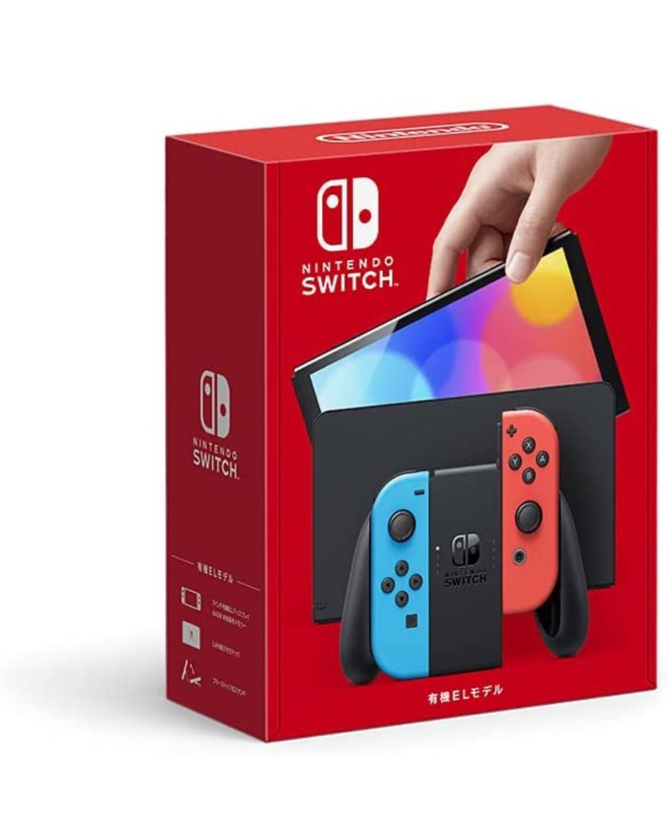 新品 Nintendo Switch(有機ELモデル) Joy-Con(L) ネオンブルー/(R
