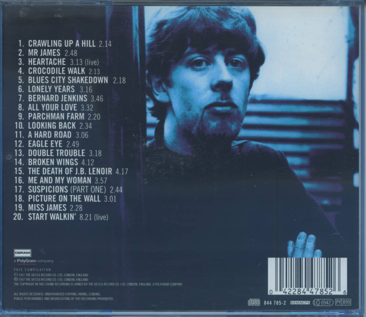 BLUES：JOHN MAYALL AND THE BLUES BREAKERS／THE BEST OF−AS IT ALL BEGAN 1964-69 E.Clapton,P.Green, M.Taylorの画像2