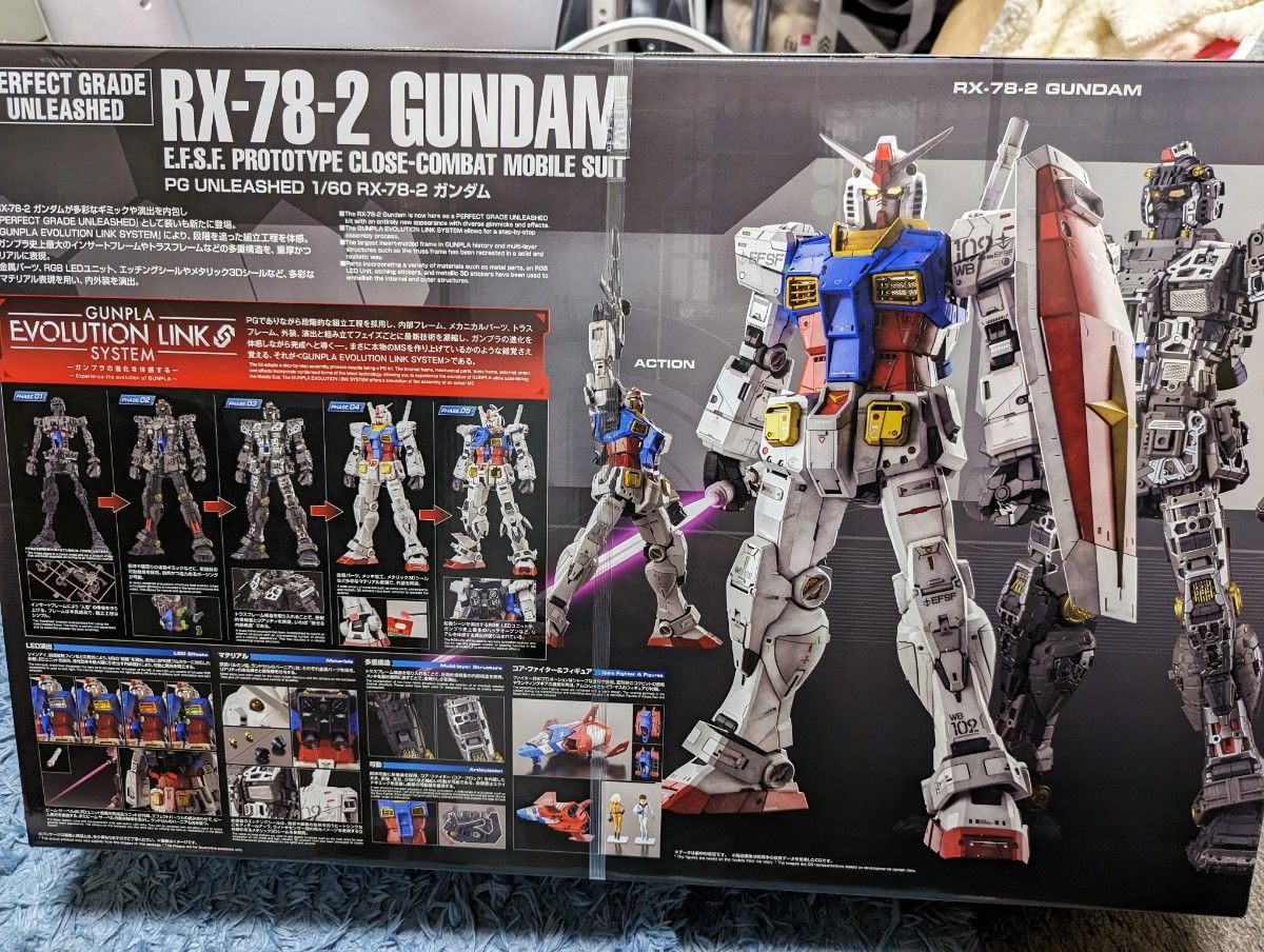 高評価格安 新品未開封 PG UNLEASHED 1/60 RX-78-2 ガンダム nWkaA