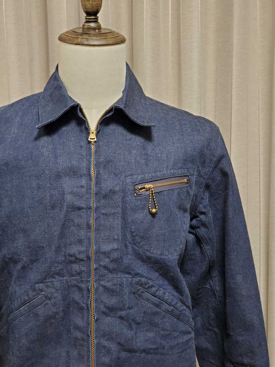 超人気の アットラスト デニム スポーツジャケット 38 TIMEWORN ATLAST