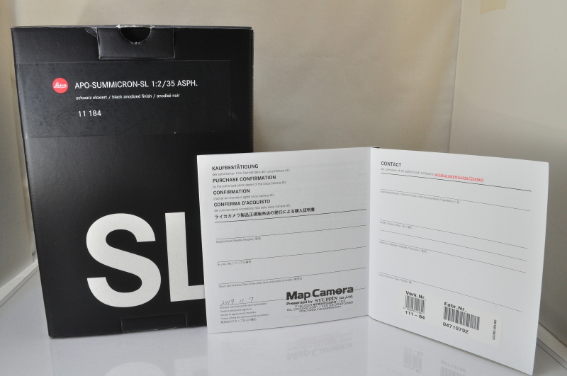 ★★極上品 Leica APO-Summicron-SL 35mm F/2 ASPH E67 11184 Lens w/Box♪♪#5455
