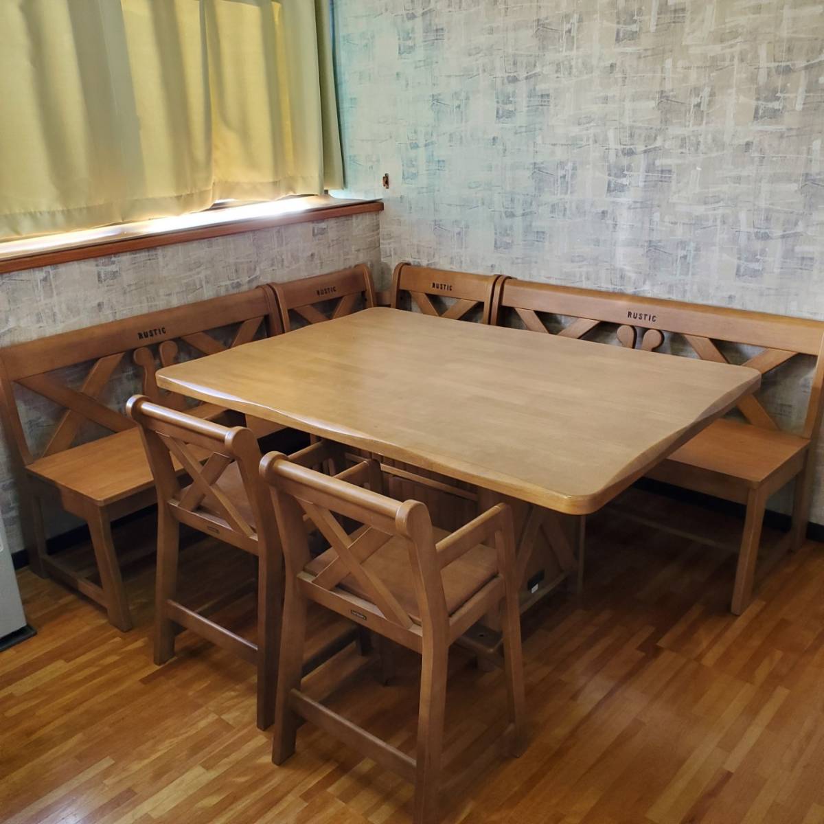 カリモク RUSTIC ダイニングテーブル 6点セット kurt-tucholsky