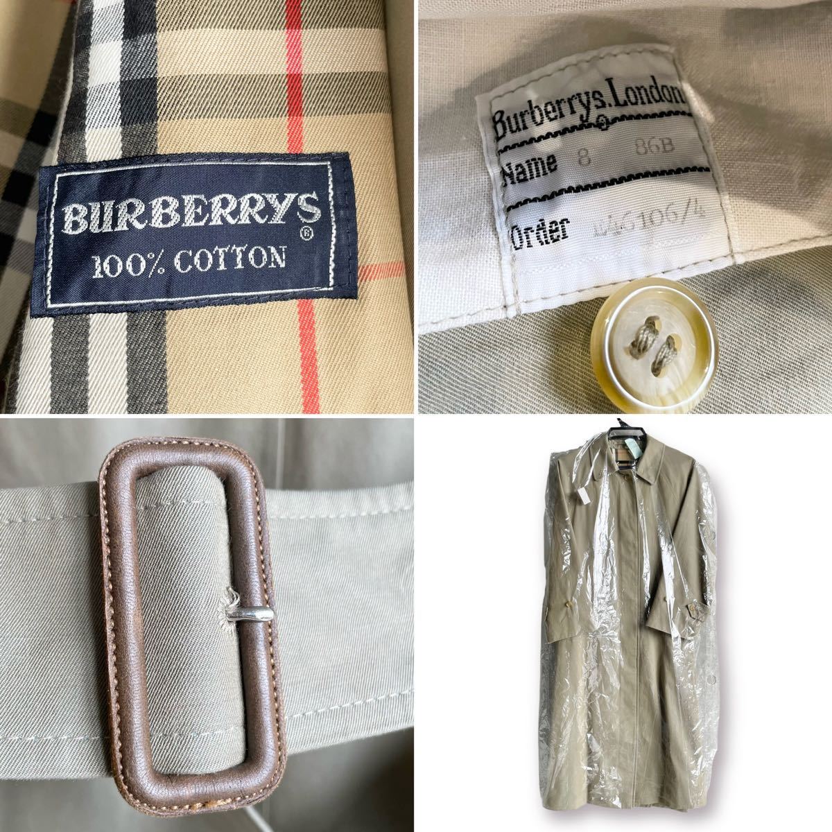 スペシャル Burberrys 一枚袖 バルマカーンコート フルセット つけ襟