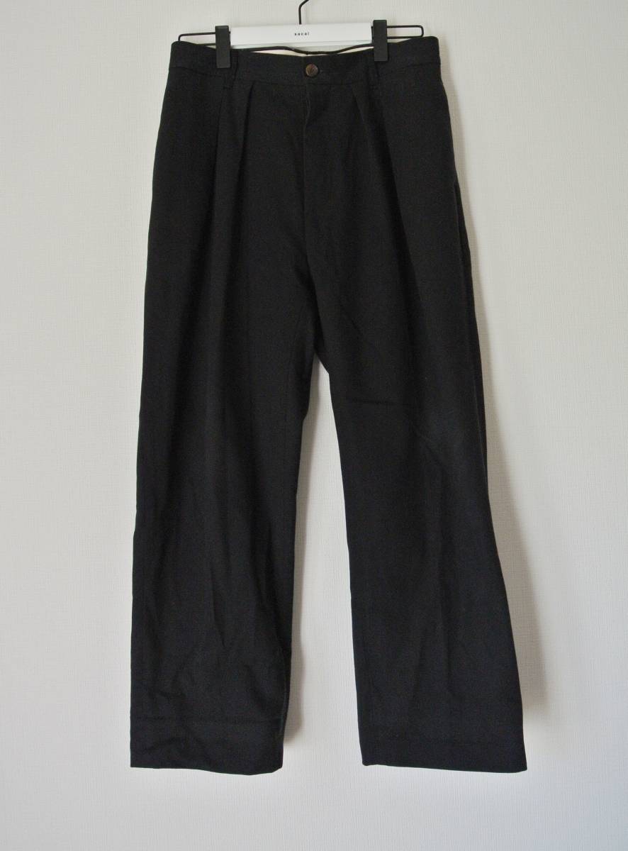 [NEAT / NEAT ]USA TROUSERS черный 32 made in USA брюки ... .