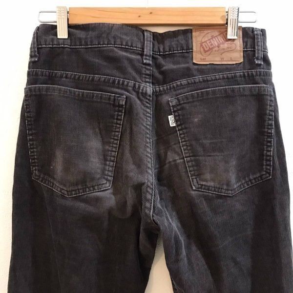 定番古着★ブーツカット★DENIME/ドゥニーム メンズ コーデュロイパンツ ブラウン 茶 31サイズ_画像8