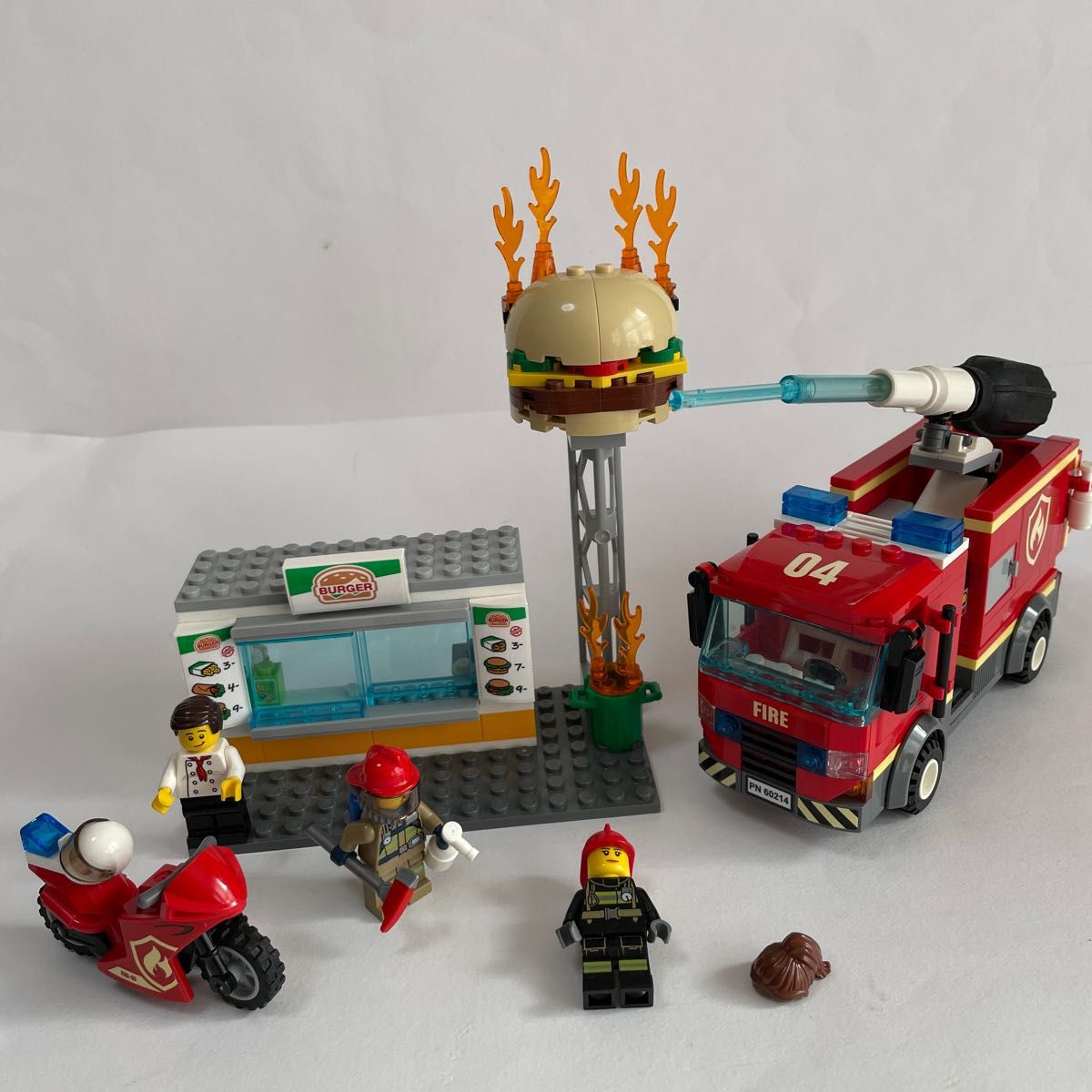 LEGO ハンバーガーショップの火事　60214