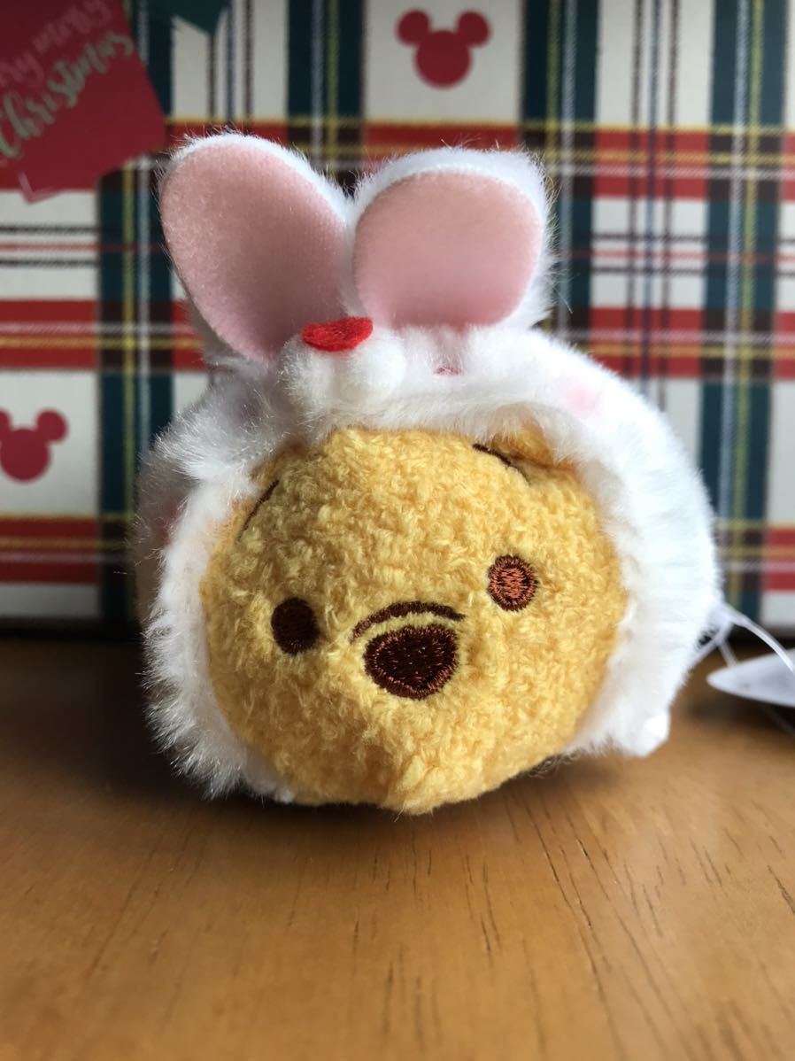 プーさん☆卯(ウサギ)☆ツムツム ぬいぐるみ☆TSUM TSUM ミニ（S)☆コスチューム☆干支シリーズ☆ディズニーストア☆卯年 うさぎ_画像1