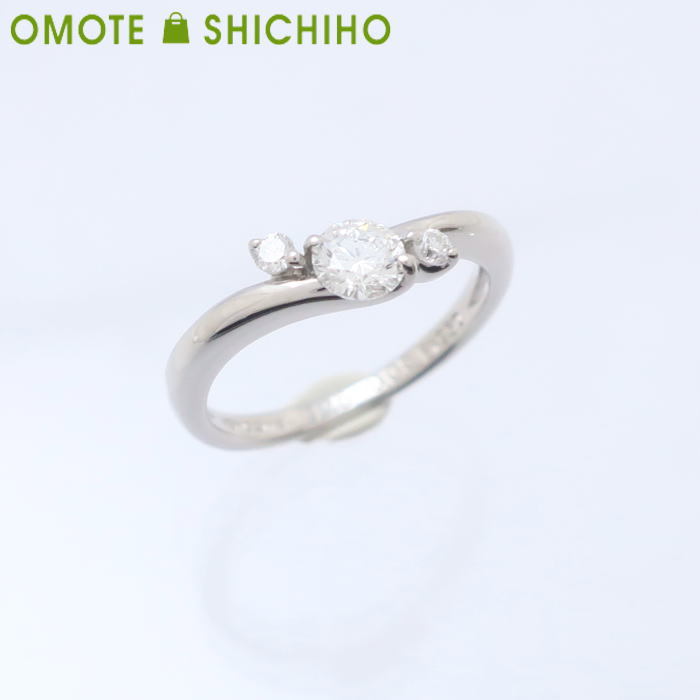 お買得！】 0.05ct D:0.25ct PT950 7号 リング デザイン ダイヤモンド