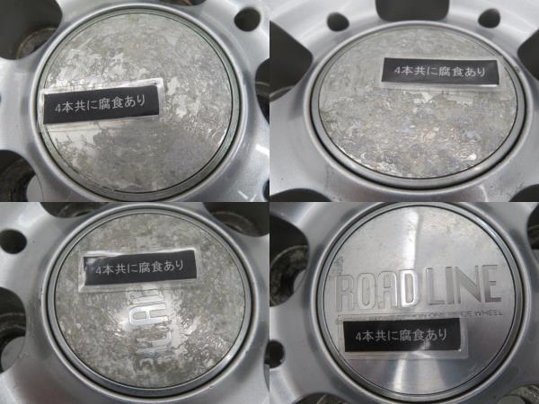 中古アルミホイール 4本セット 18インチ 18x7.5J +45 5穴 PCD114.3 ROADLINE トヨタ車用 送料無料（沖縄、離島除く）a14749_画像7