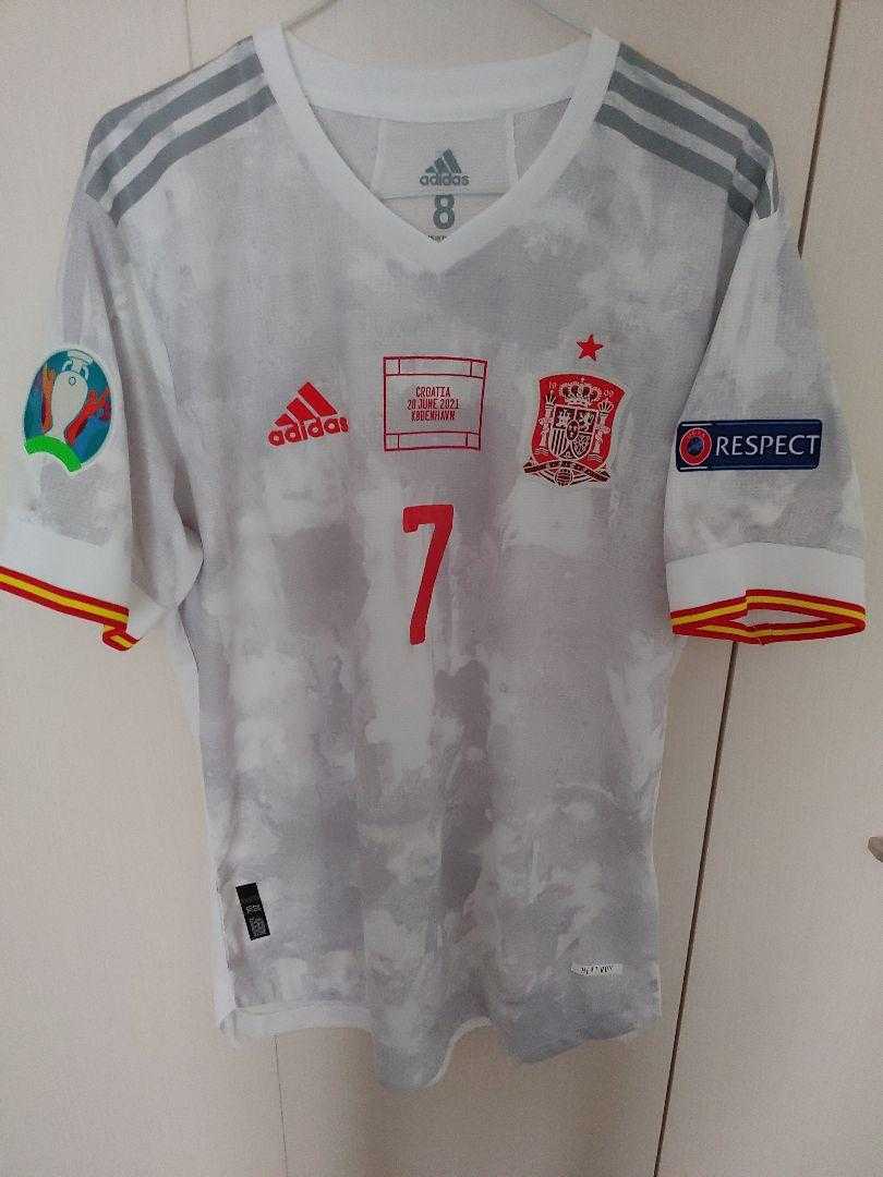 【送料無料】【美品】サッカー スペイン代表 モラタ ユニフォーム