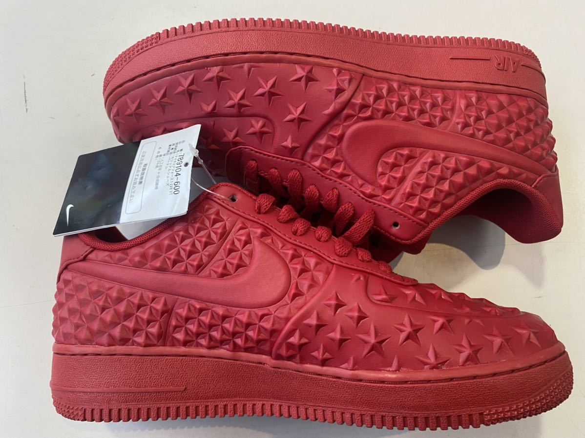 2015 NIKE AIR FORCE 1 LV8 VT GYM RED INDEPENDENCE DAY US8 新品 789104-600