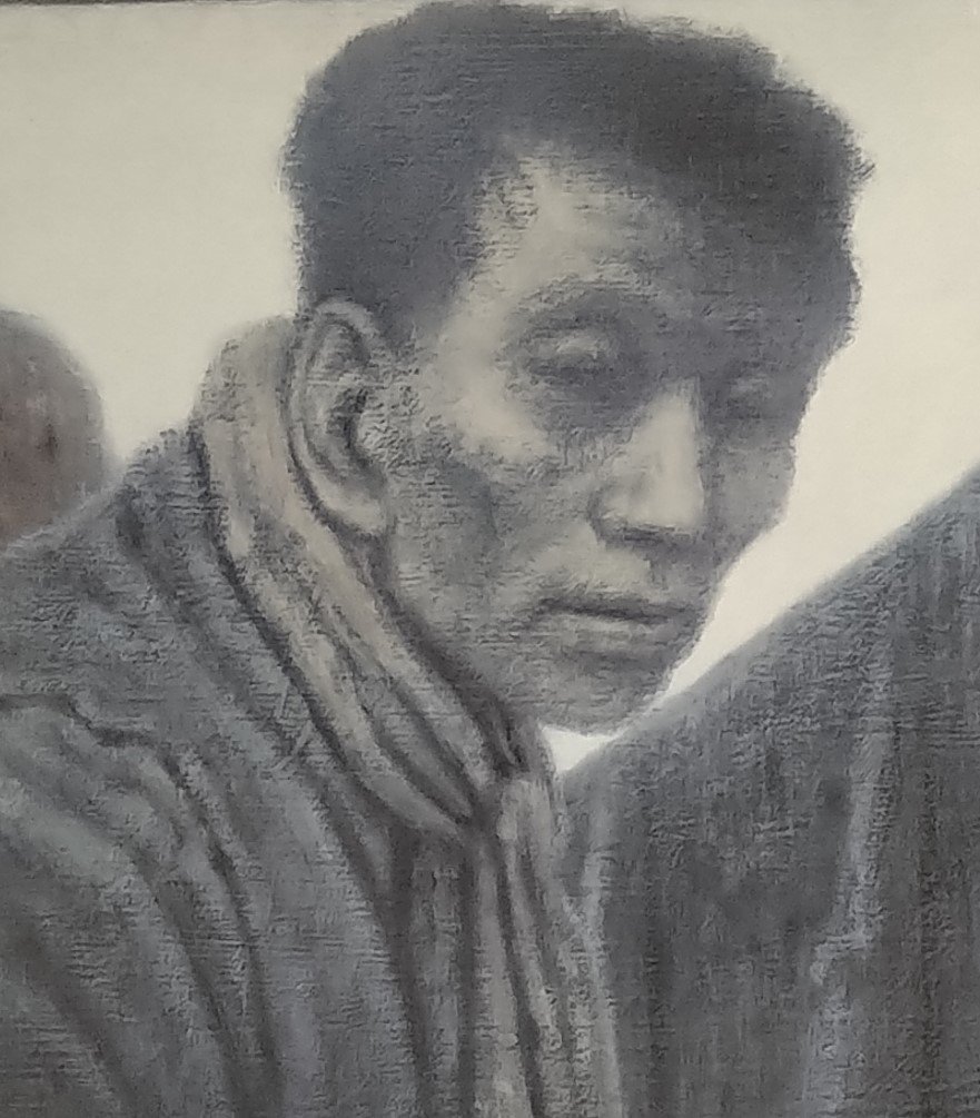 MBSアート 委託出品 澤田文一 孤高の天才画家 冬の時代 油彩10号 ...