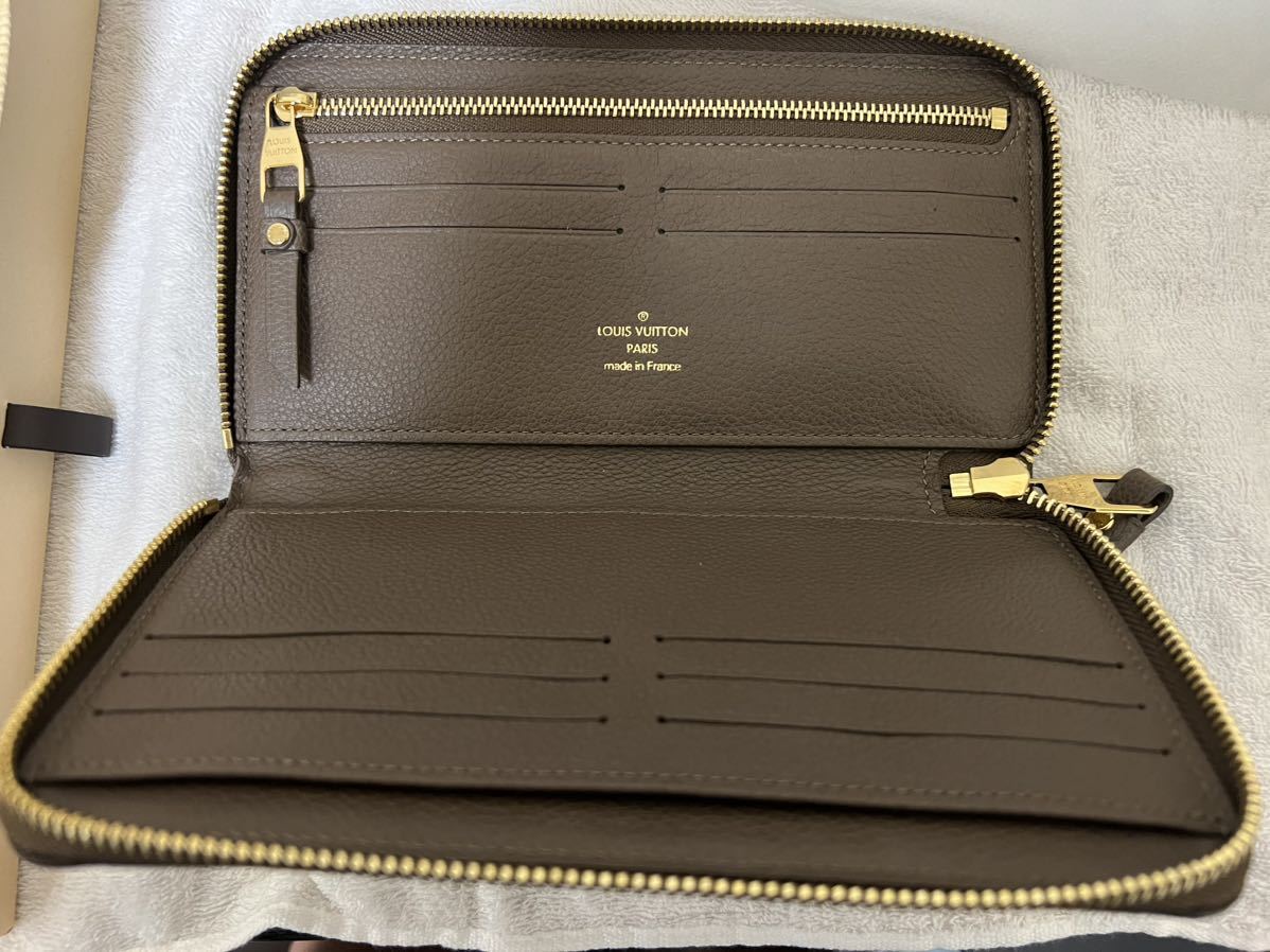 ルイヴィトン LOUIS VUITTON アンプラント 長財布 ジッピーウォレット