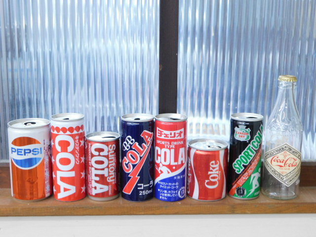 Yahoo!オークション - 田2182 昭和レトロ コカコーラ 空き缶 空