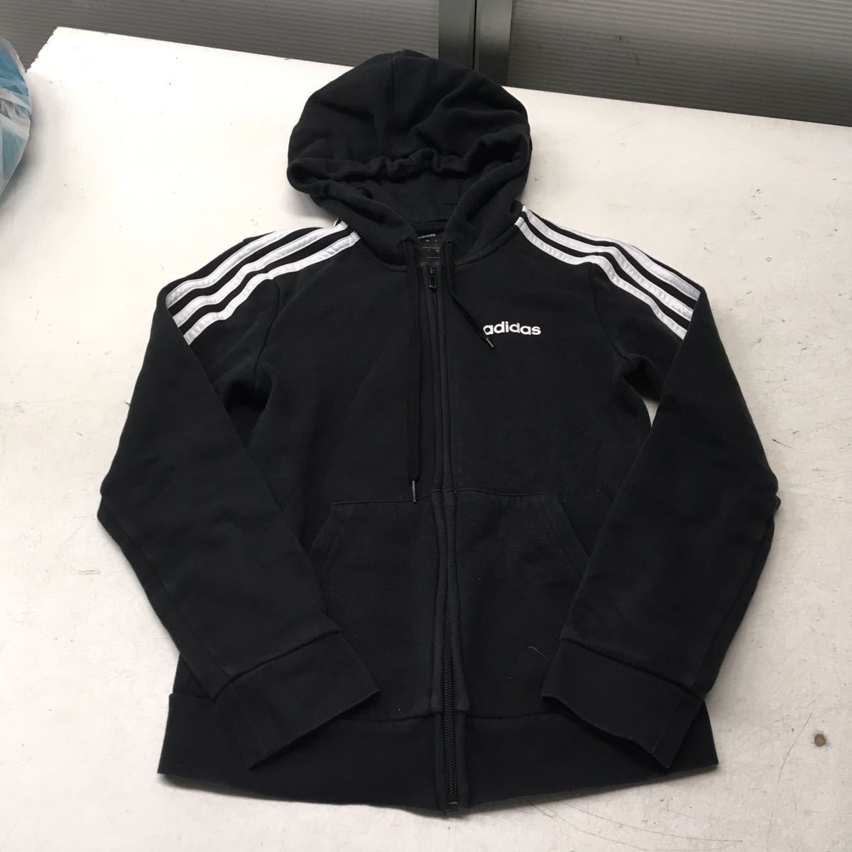 送料無料★adidas アディダス★スウェットパーカー　ジャケット★レディース　子供　Mサイズ#41215sj111_画像1