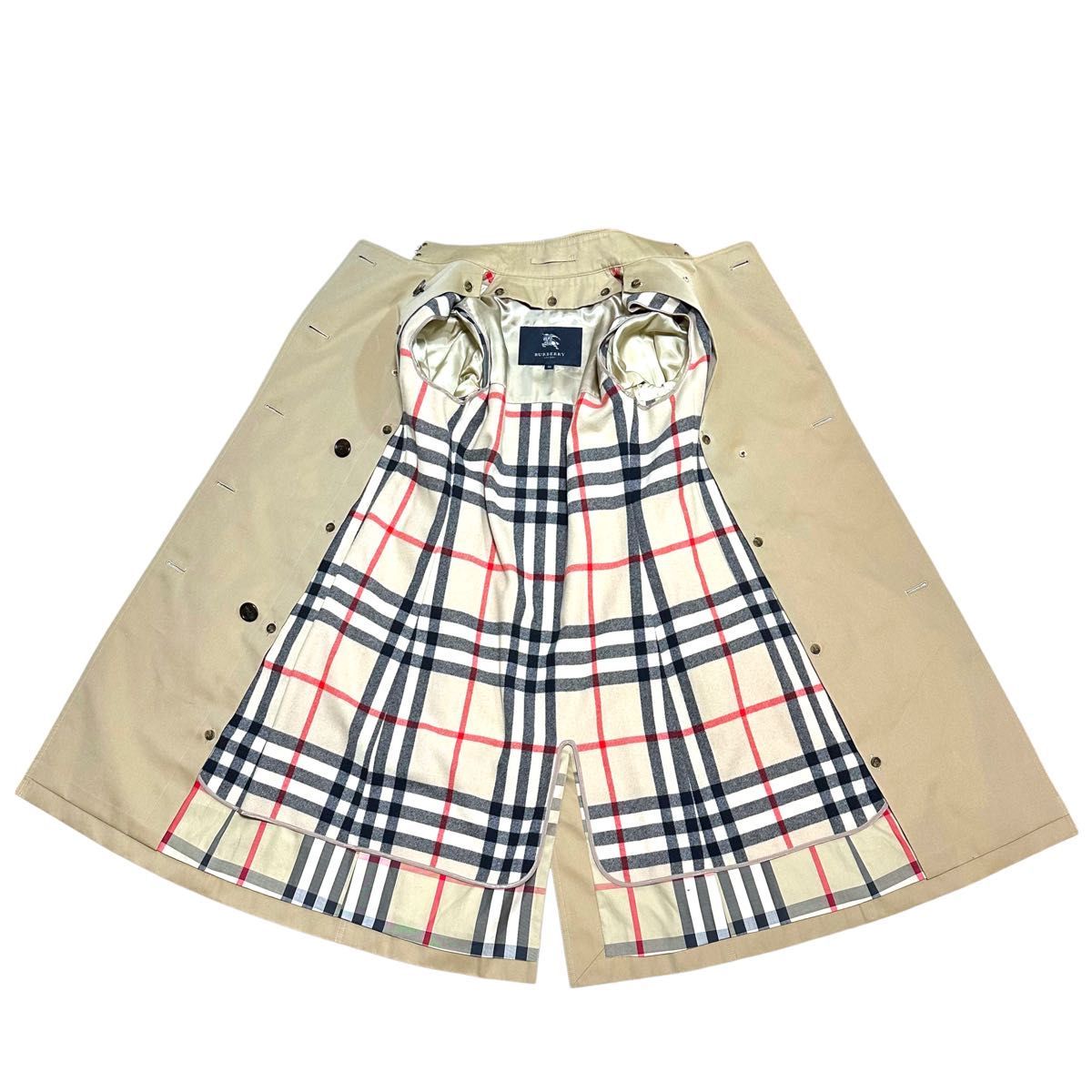 超美品】BURBERRY LONDON トレンチコート チェックライナー ベルト付き